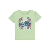 Roxy Majica Lily Vintage ERGZT04140 Zelena Regular Fit