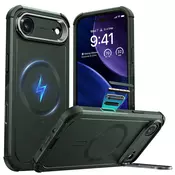 Hibridni ovitek ESR Cyber Armor Kickstand za iPhone Air - green