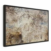 Slika - Hidden Beauty (1 Part) Wide 60x40 U crnom drvenom okviru