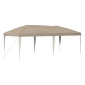 Vidaxl Zložljivi šotor za zabave 575 x 290 x 245 cm Krem