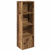 Vidaxl Knjižna omara starinski les 31x24x102 cm inženirski les