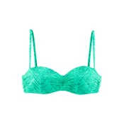 JETTE Bikini zgornji del svetlo zelena/temno zelena