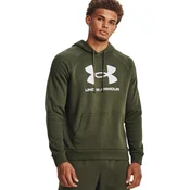 Moška jopa s kapuco Under Armour Rival Fleece Logo HD - olivna