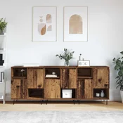 Kreveta 3 pcs Staro drvo 60 x 35 x 70 cm