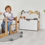 Hanah Home Polica za knjige, 57x55x34cm, Bela