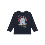 United Colors Of Benetton Bluza 3I1XG10KQ Mornarsko modra Regular Fit