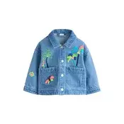 Next Prehodna jakna azur/moder denim/temno modra/svetlo zelena/pitaja