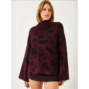 Bianco Lucci Pulover Pullover burgund