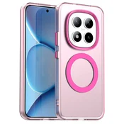 Hibridni ovitek Techsuit CandyCase MagSafe za Xiaomi Redmi Note 15 Pro Plus/Poco M8 Pro - pink