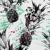 ZUNANJI DEKORATIVNE TKANINE OXFORD - Motiv Ananas Art. Jaz DX114