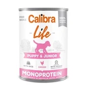 slomart CALIBRA Dog Life Puppy&Junior Piščanec in riž - mokra hrana za pse, 400 g