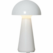 Bijela LED stolna lampa s mogucnosti zatamnjivanja (visina 28 cm) Mushroom – Star Trading