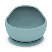 PETITE&MARS Silikonska skleda z vakuumom 360 ml Take&Match 6 m+, Frosted Sky