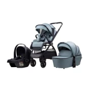 La Mama Trio kolica za bebe 3U1, zelena
