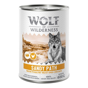 Wolf of Wilderness Senior “Expedition” 6 x 400 g - Sandy Path - perutnina s piščancem