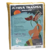 Jutna tkanina - 1,3 x 1 m rumena