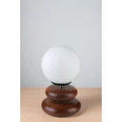 Opviq Stona lampa Mars, Braon-bela
