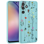 Tech-Protect Mood ovitek za Samsung A54 5G, Moder, cvetlice