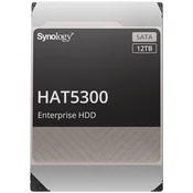 Synology HAT5300-12T 12TB 3.5 HDD SATA 6Gb s, 7200rpm, Buffer size : 256 MiB, MTTF 2.5M hours, warranty 5 years ( HAT5300-12T )