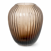 Vaza iz rjavega stekla Kähler Design Hammershoi, višina 18,5 cm