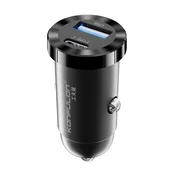 KONFULON C79 auto punjač C79 12W USB A + Type C CRNI