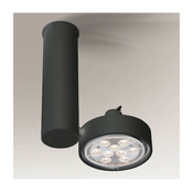 Shilo 2208 - Reflektorska svjetiljka NATORI 1xGU10/15W/230V crna