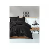 Dekordom posteljina cb elegant stripe saten - siyah ( 015560 )