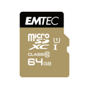 Emtec Emtec m64GB UHS-I U1 EliteGold + Adapter microSD kartica 64 GB, Class 10, 85 MB/s