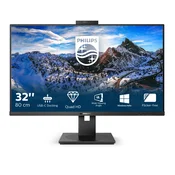 Philips 326P1H 31,5 IPS QHD monitor z USB-C docking postajo za prenosnik in vgrajeno webkamero