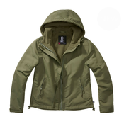 Ženska vetrovka - Windbreaker frontzip, Olivna