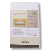 Racman nepremočljiva podloga z elastiko 60x120 cm bela MP1