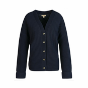 Tamnoplavi ženski kardigan Barbour Stitch Guernsey Cardigan - M