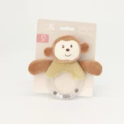 Cute&Cool plišana plasticna zvecka majmun