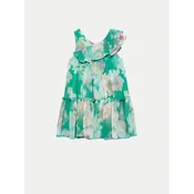 Abel & Lula Elegantna obleka 5043 Zelena Regular Fit