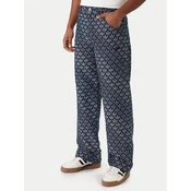 adidas Jeans hlače Monogram KD0399 Modra Loose Fit