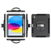 eSTUFF iPad 11 A16 (2025)/iPad 10.9 (2022) OHIO Defender Case - Črna
