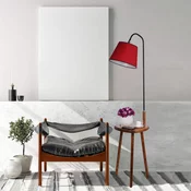 Aberto Design Podna lampa Demet, 160 cm, E27, Lešnik