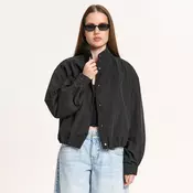 Cropp - Glatka bomber jakna - CRNO