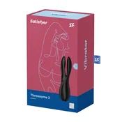 Stimulator klitorisa Satisfyer Threesome 2, crni