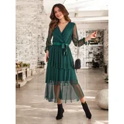 Resti Womens long dress with frills