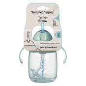 Tommee Tippee nastavek za lonček lonček s slamico in ročaji, 6m+, 240ml mint