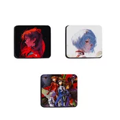 Podmetaci za caše anime Neon Genesis Evangelion, 3 komada, Višebojni