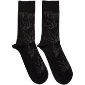 Cypress Hill Leaf Pattern Black 40-45 Nogavice