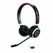 Jabra Evolve 65 SE slušalice stereo bežične Bluetooth uklj. Link 370 optimizirane za Skype za posao