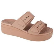 Natikači Crocs Brooklyn Low Wedge Sandal W 207431 Bež