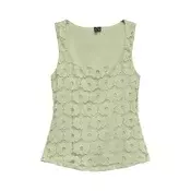VERO MODA Top VMJANELLE  pastelno zelena