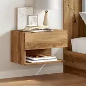 Vidaxl vidaXL Stenske nočne omarice, komplet 2 kosov, Artisan hrast