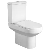 VERMET WC kombi posoda, S-trap/P-trap, bela - Bela - 38x80x63,5 cm - Aqualine - 24 - Keramika - Classic - 380 - 800 - 635 - 14
