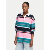 Tommy Jeans Polo majica DW0DW23483 Pisana Regular Fit