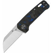 QSP Knife Mini Penguin Linerlock Blue CF